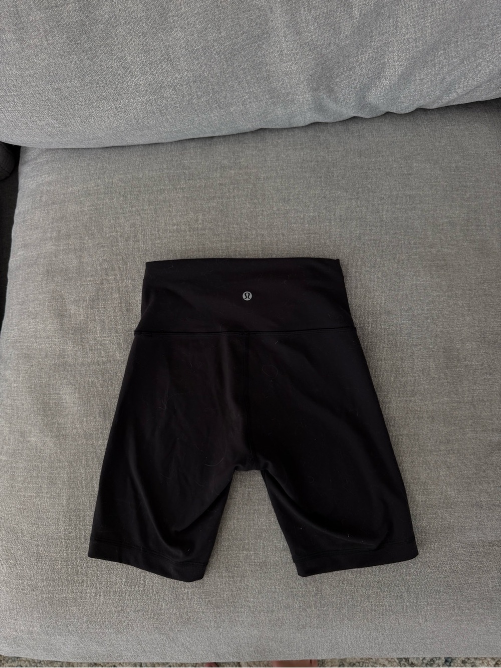 lululemon athletica Black Mid-Rise Bike Shorts